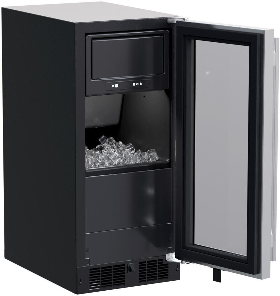 Marvel 15" Clear Ice Machine Solid/ss