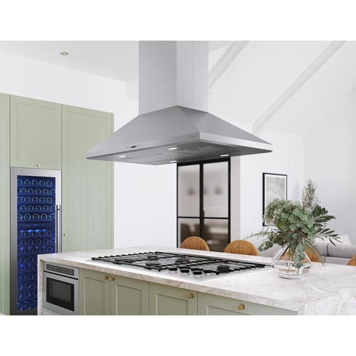 Zephyr Siena Pro Island 42" SS LED ACT