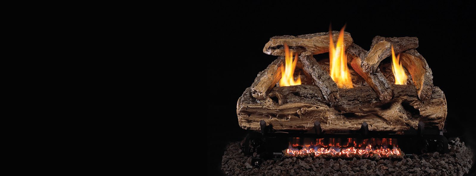 Real Fyre G9 Vent-Free LP Burner - On/Off Remote