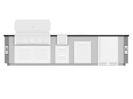 Hestan Entertainment Suite - No Countertop;