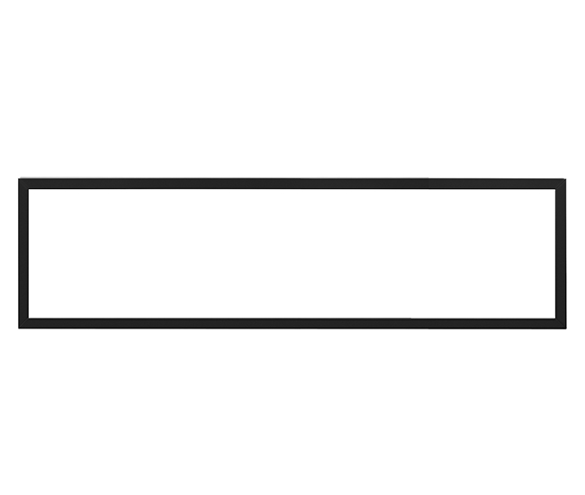 Dimplex Ignite XLF 60" Black Metal Trim