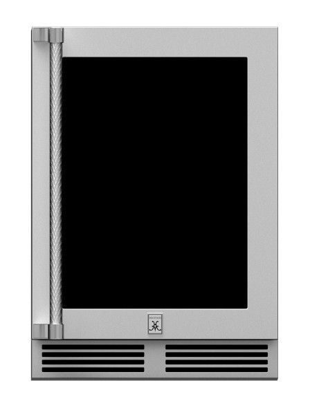 Hestan Outdoor Refrigerator 24" Lock Dual Zone Right Hinged
