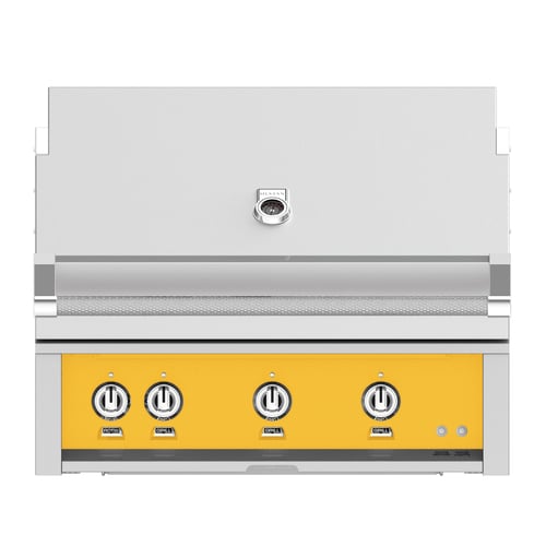 Hestan 36" Built-In Grill 2 Trellis Burners 1 Sear Burner Rotiss