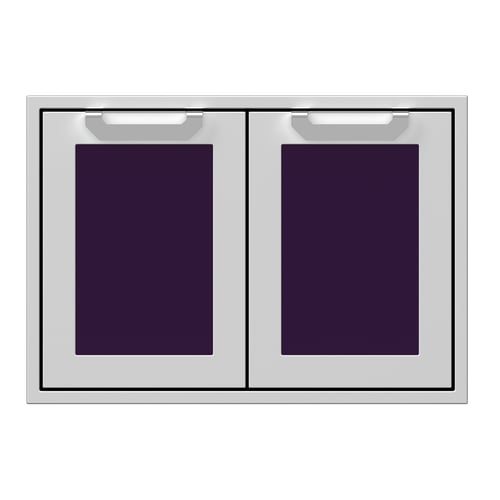 Hestan 30" Double Access Door Recessed Marquise Accented Panels S