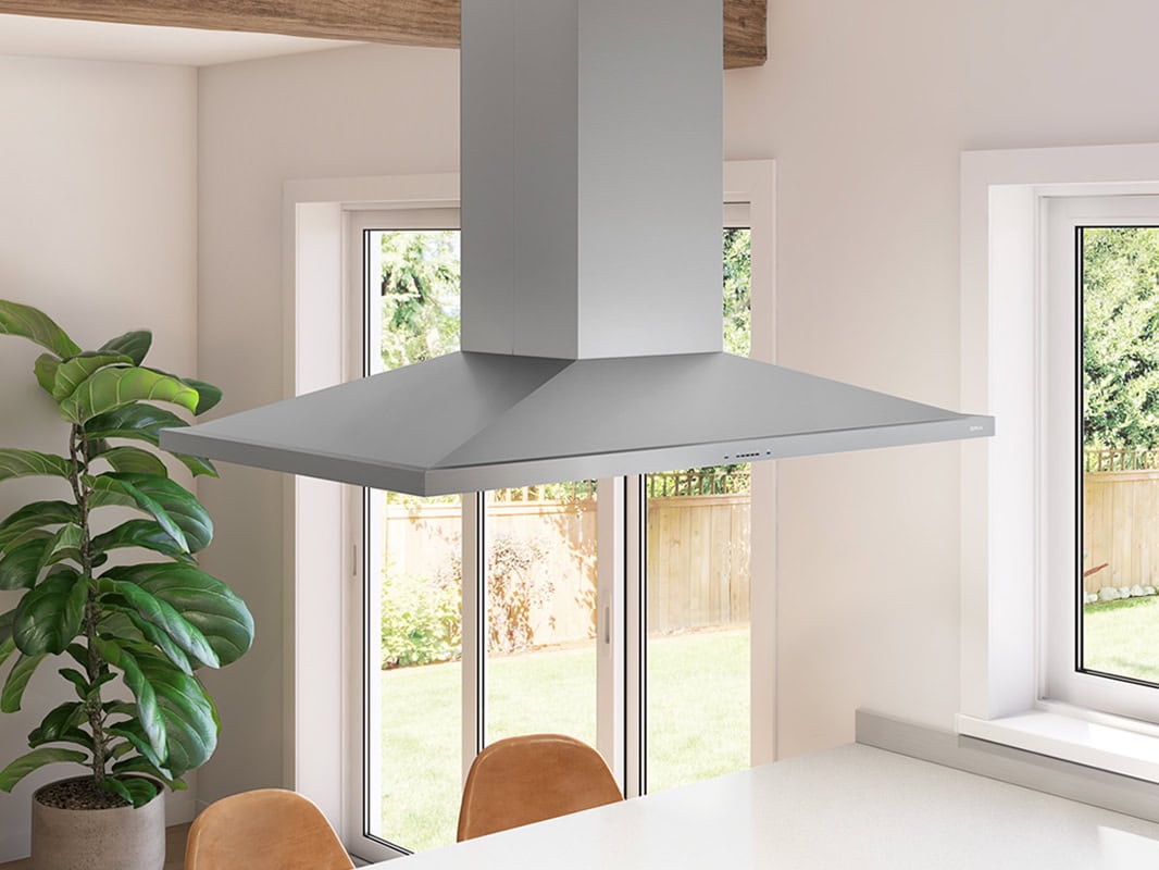 Zephyr Anzio Island Hood 90cm LED 600 CFM ACT