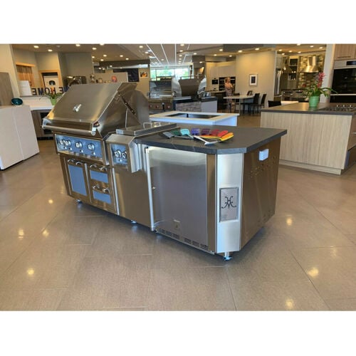 Hestan Outdoor Refrigerator & Freezr Drawer 24" - Bora Bora Blue