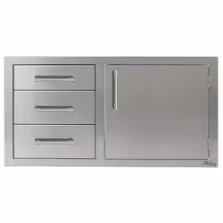Alfresco 42" Single Door, Triple Drawers, RH