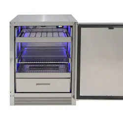 Alfresco 24" Under Counter Refrigerator, Stainless