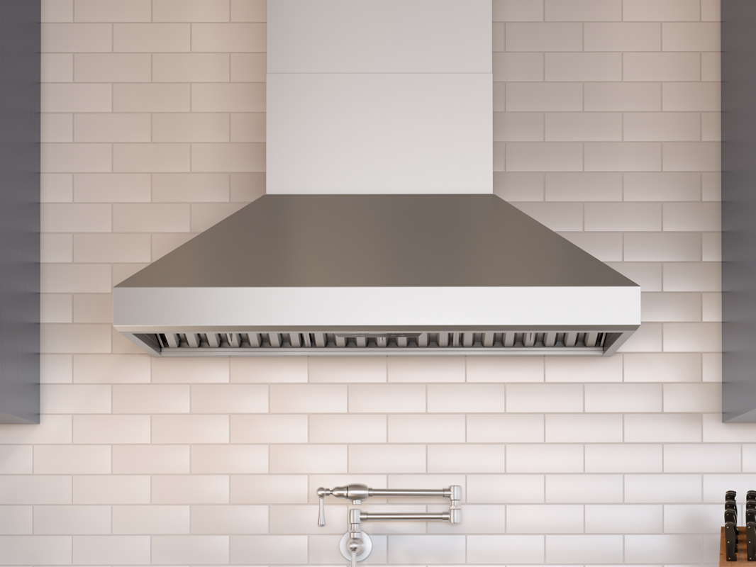 Zephyr Titan Chimney Hood 54" PowerWave 750 CFM