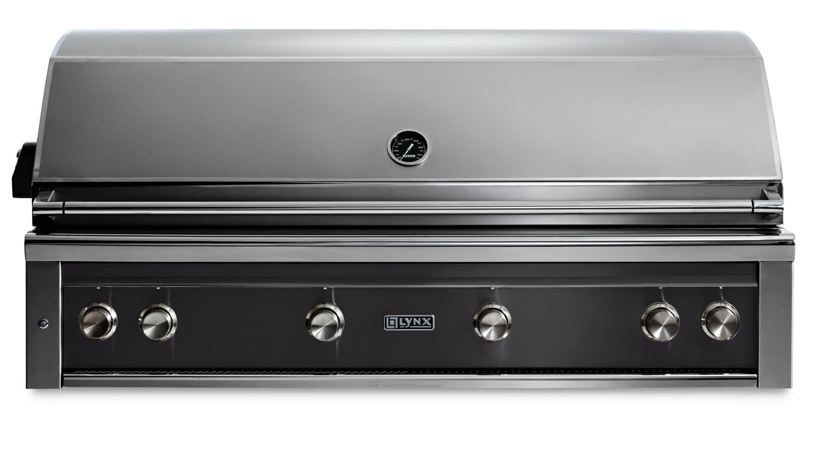 Lynx 54" Built-in Grill with 1 Trident Infrared Burner and 3 Ceramic Burners, Rotisserie - Obsidian - Natural Gas