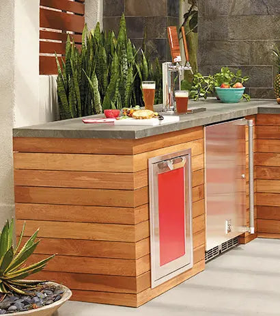Hestan COUNTERTOP TRASH CHUTE w/CUTTING BOARD MARQUISE COVER