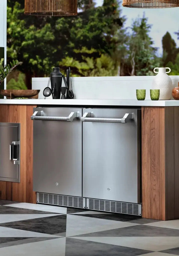 Hestan ASPIRE Outdoor 24" Refrigerator Solid Reversible Door Lock