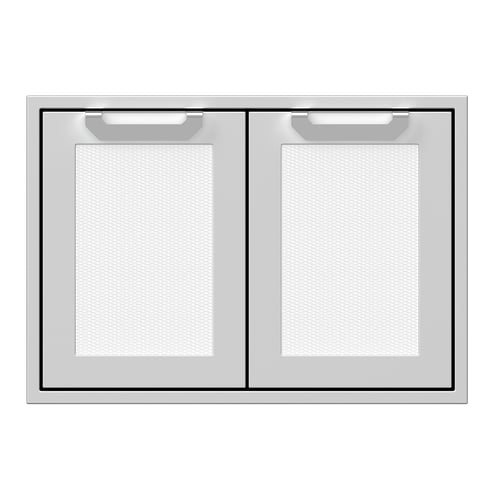 Hestan 30" Double Access Door Recessed Marquise Accented Panels S - Marshmallow