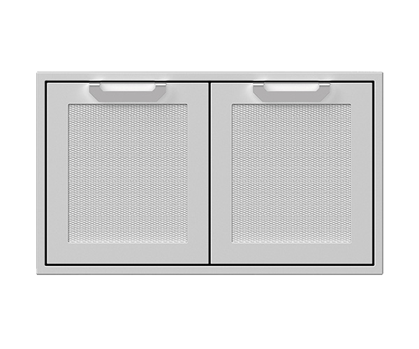 Hestan 36" Double Storage Doors Recessed Marquise Accented Panels