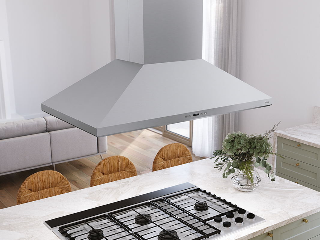 Zephyr Siena Pro Island 42" SS LED ACT