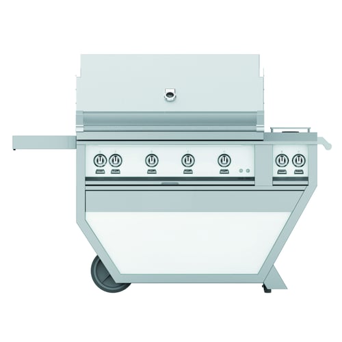 Hestan 42" Grill & Deluxe Cart 3 Trellis burners 1 Sear Burner R
