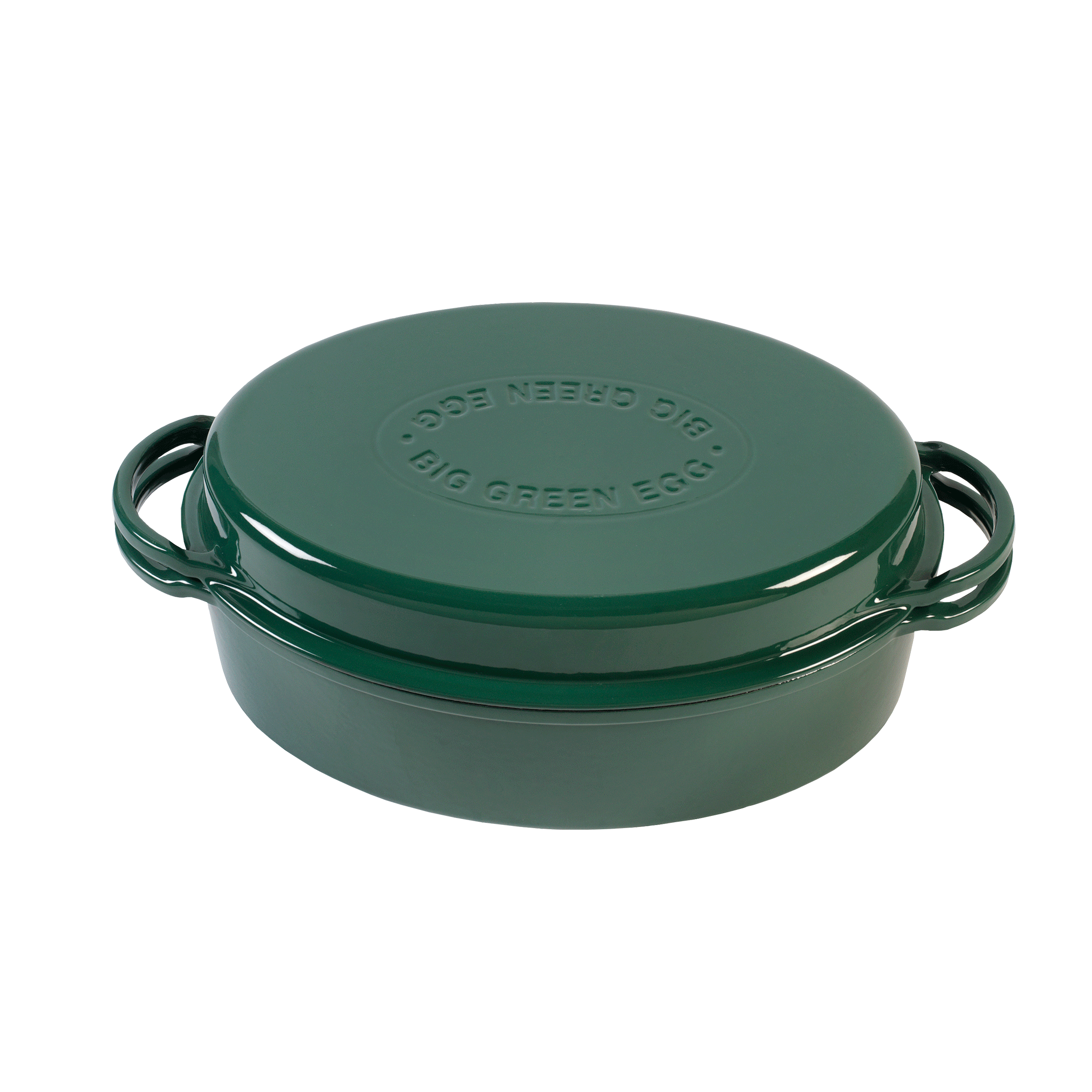 Big Green Egg Professional Grade Cast Iron Dutch Oven With Lid (for all except S, MX & MN) 5.5quart/5.2L