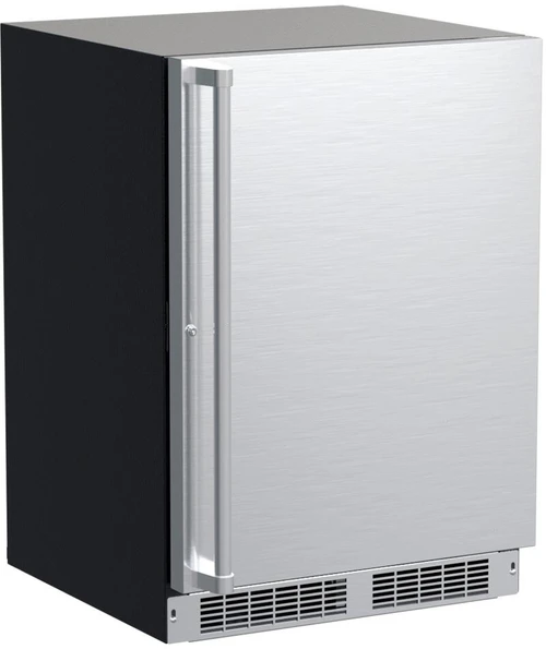 Marvel 24" PRO Refrigerator Brightshield SS Solid Door