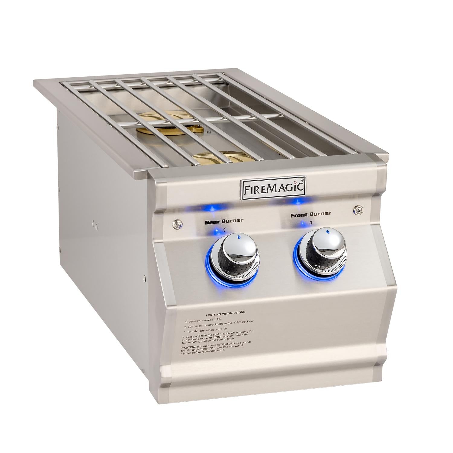 Fire Magic Aurora Double Side Burner Si