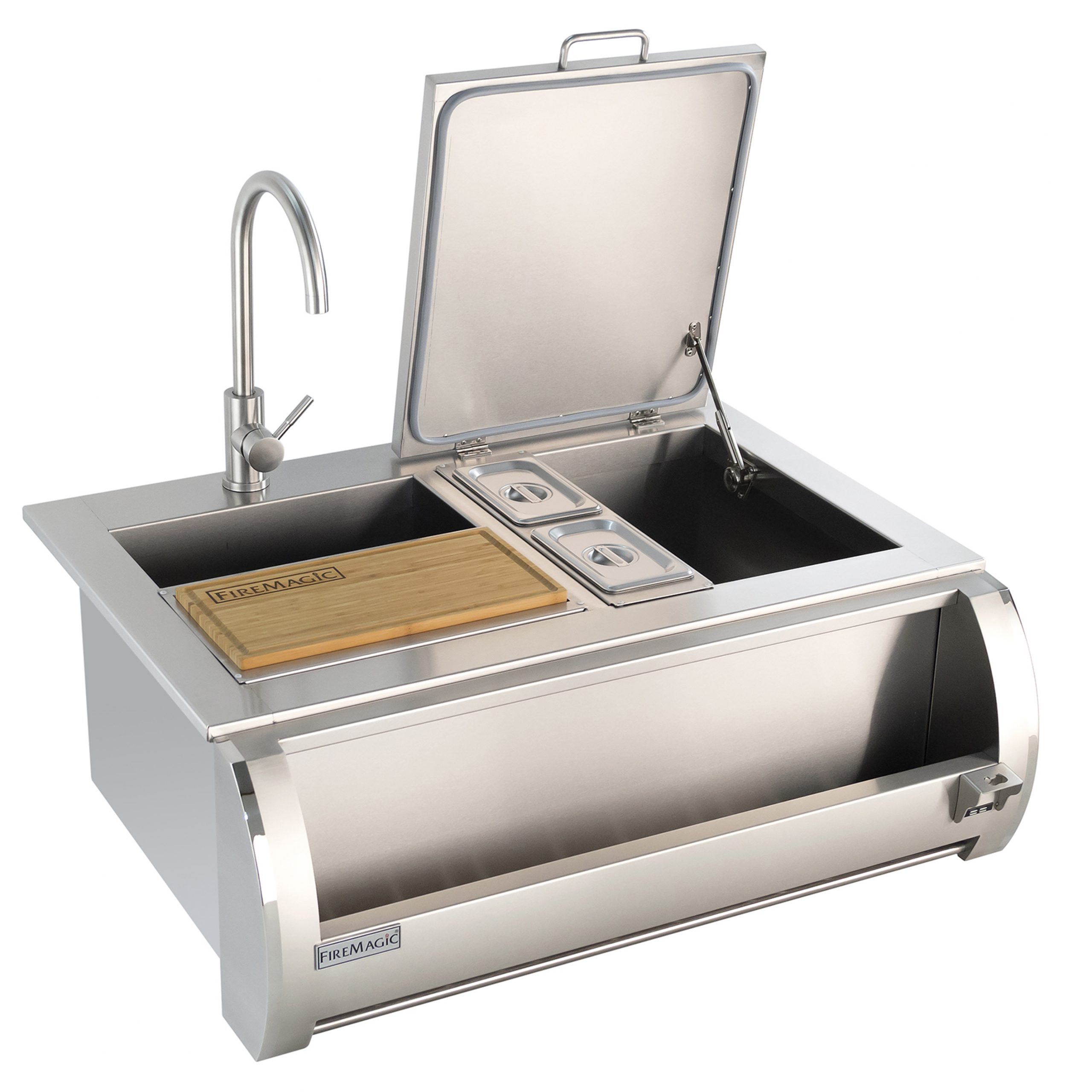 Fire Magic Contemporary Pre-Fab Pizza Oven Island