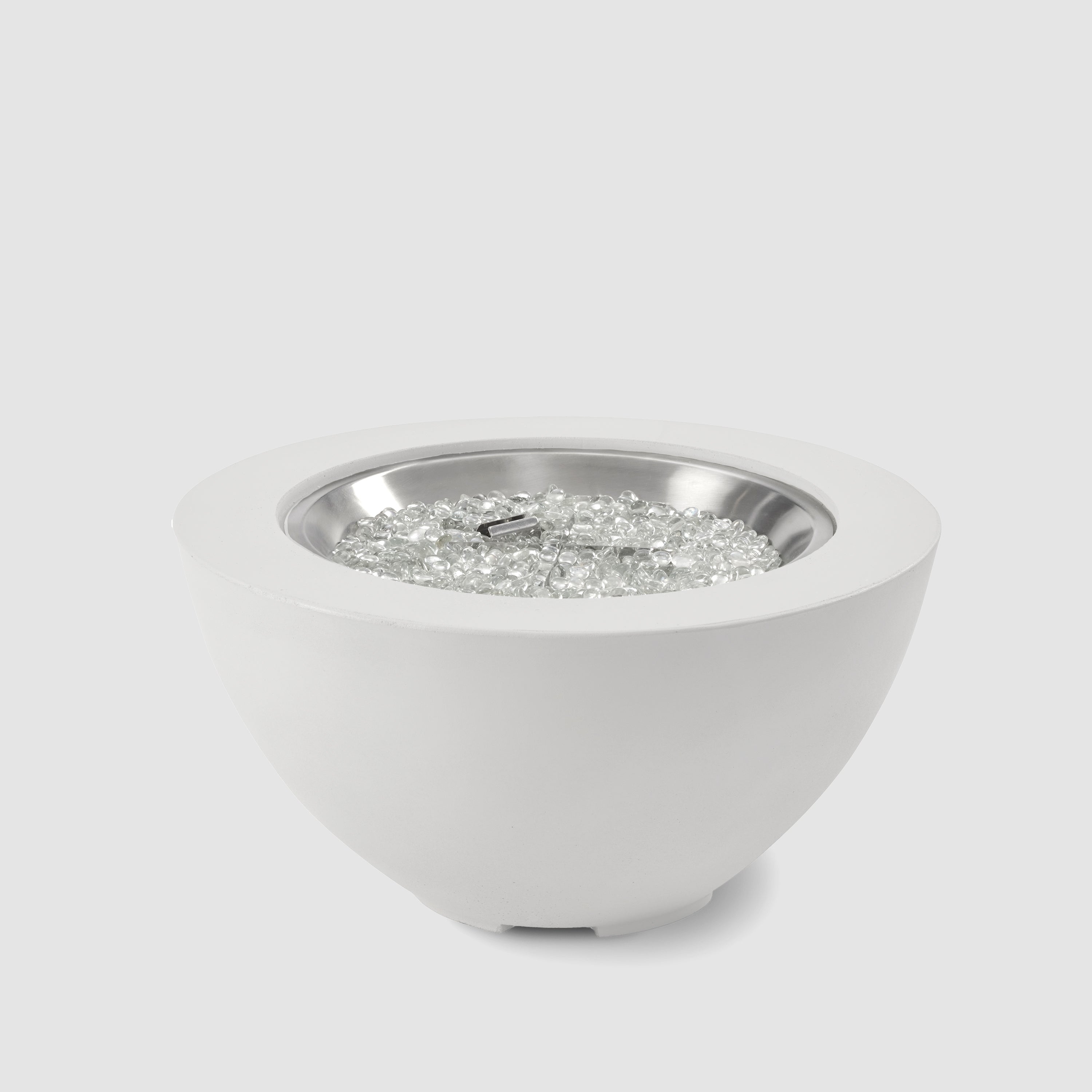 WHITE COVE 42in ROUND GAS FIREPIT BOWL