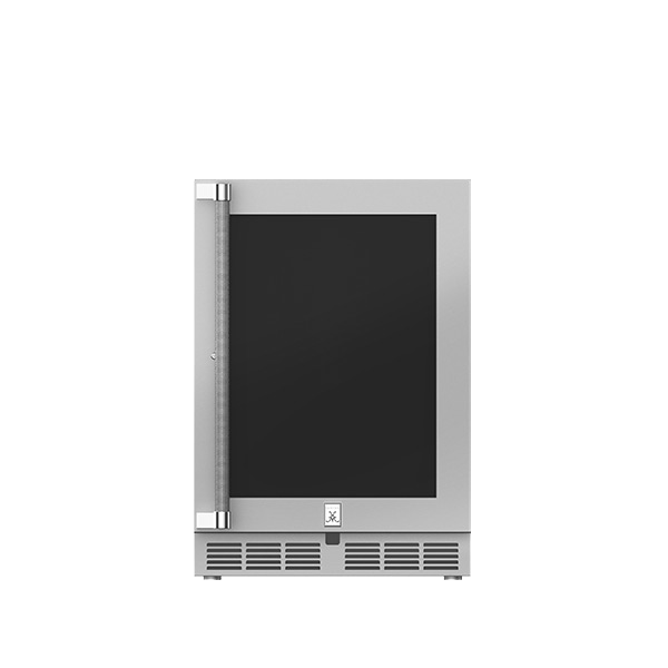Hestan Outdoor Refrigerator 24" Lock Dual Zone Right Hinged