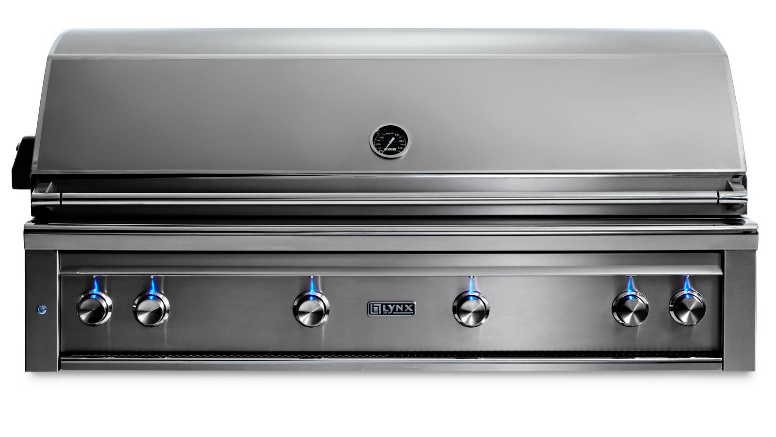 Lynx 54" Built-in Grill with 1 Trident Infrared Burner and 3 Ceramic Burners, Rotisserie - Surf - Natural Gas