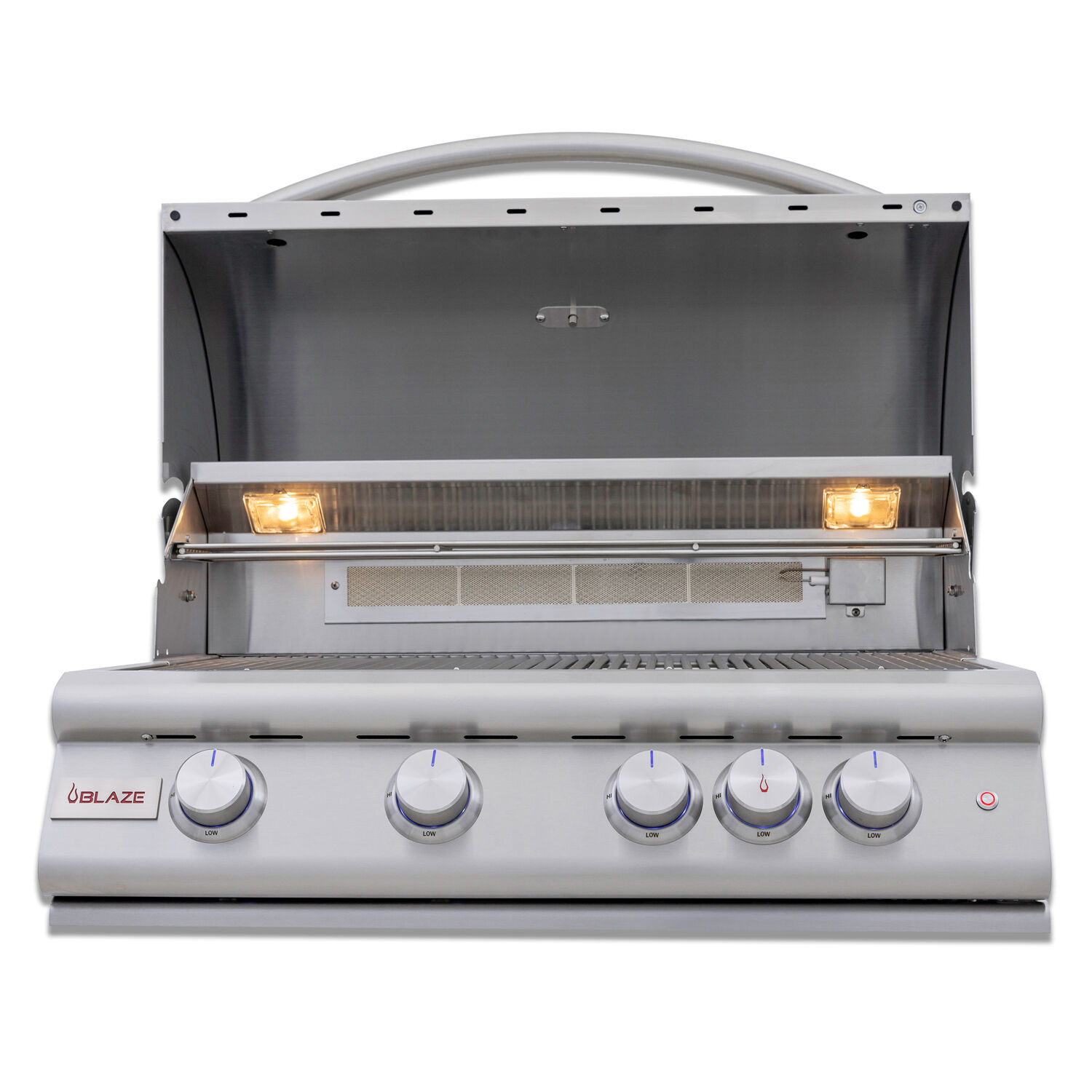 Blaze 32-Inch 4-Burner Premium LTE+ Gas Grill with Rear Burner and Built-in Lighting System (Propane)