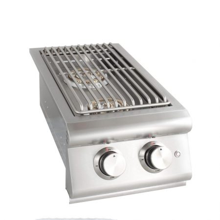Blaze Built-In Premium LTE Double Side Burner with Lights (Propane)