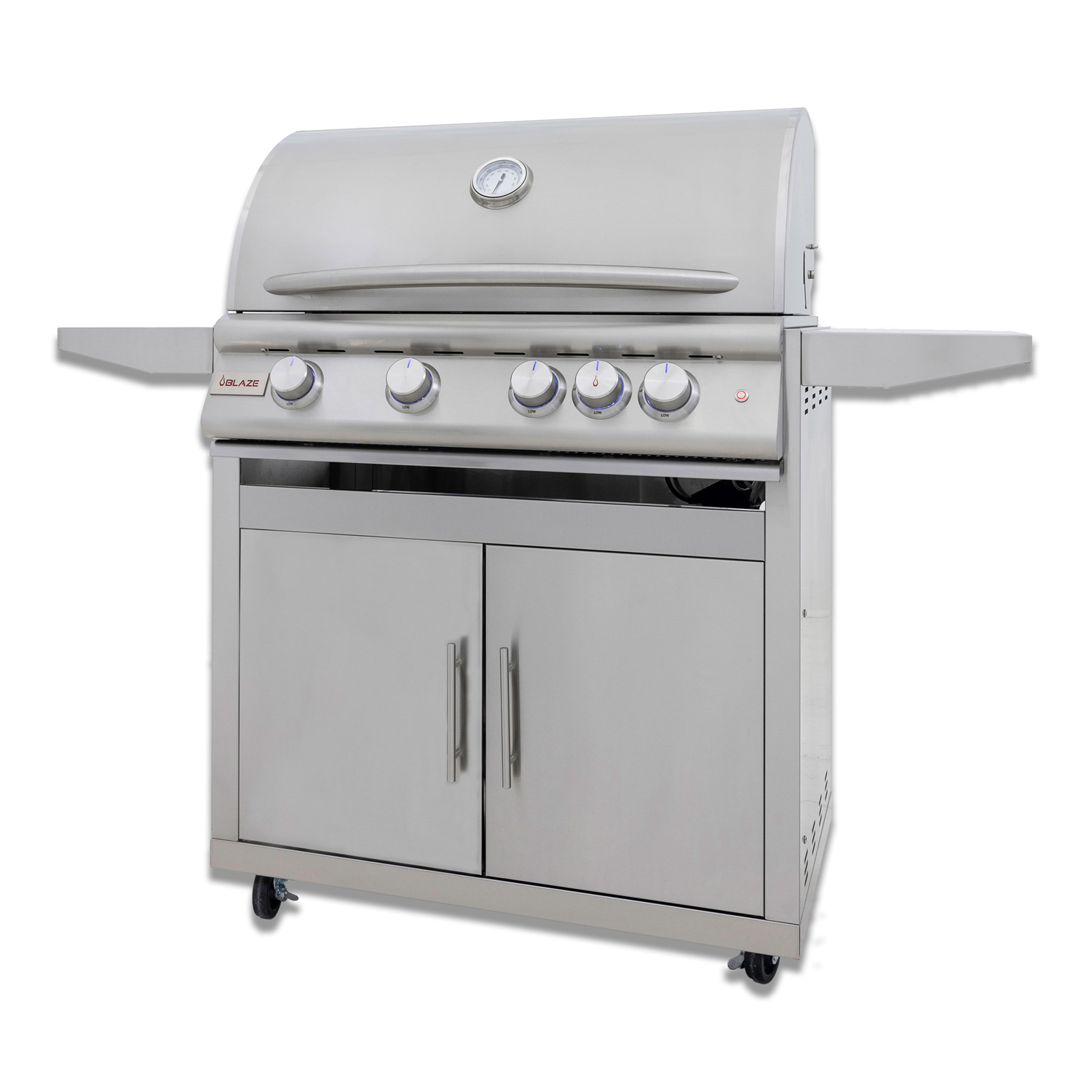 Blaze 32-Inch 4-Burner Premium LTE+ Gas Grill with Rear Burner and Built-in Lighting System (Propane)