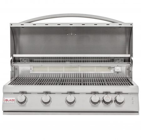 Blaze 40-Inch 5-Burner LTE Gas Grill with Rear Burner and Built-in Lighting System (Natural Gas)