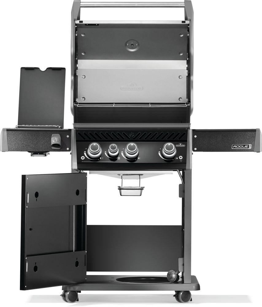 Napoleon Rogue PRO 425 SIB NG Grill with Infrared Side Burners, Black